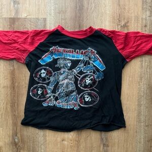 metallica vintage tshirt